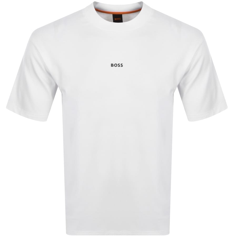 BOSS Geological T Shirt White